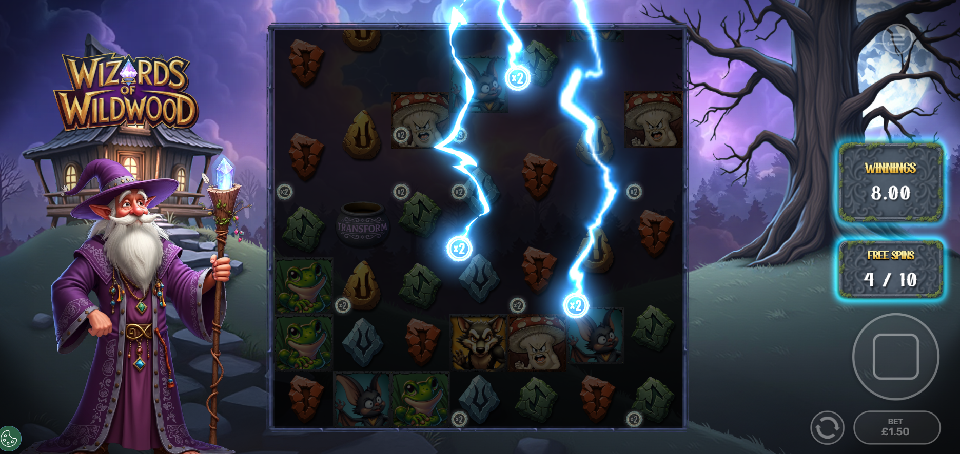 During Free Spins, Cell Multipliers Remain Persistent Throughout